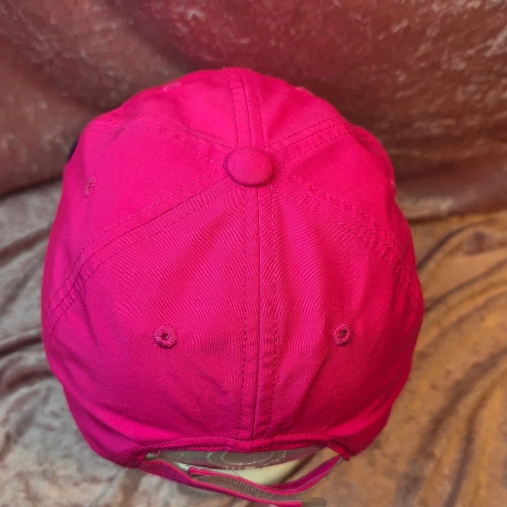 Puma Kids Hot Pink Navy Blue Athletic Baseball Cap Adjustable Hat